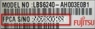Serial number Label for LIFEBOOKs purchased in Asia, Pacific or Australia (without South Korea and Japan)